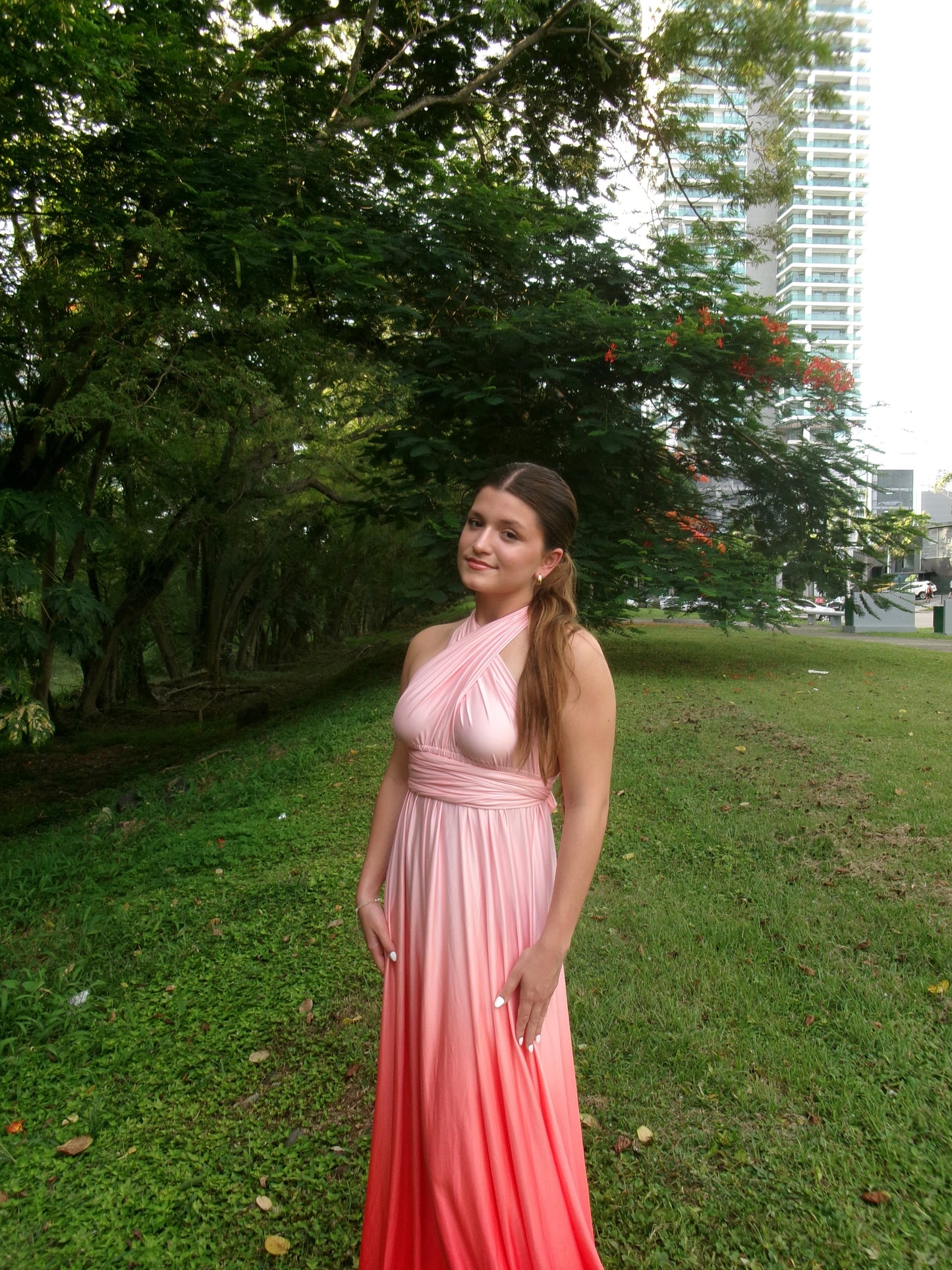 Sunset Wrap Dress